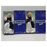 2 NIB Winter Velvet Barbies