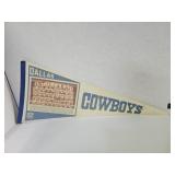 Vintage NFL Dallas Cowboys Pennant