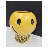 McCoy Pottery HAVE A HAPPY DAY Vase 8.5'h