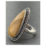 925 Agate Ring