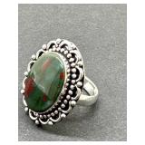 925 Agate Ring
