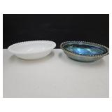 Hen on Nest Bottoms ONLY Milk Glass & Carnival