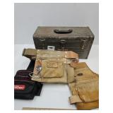 Old Craftsman Tool Box & Tool Belts