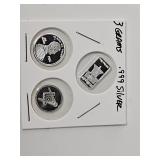 3 Grams .999 Fine Silver