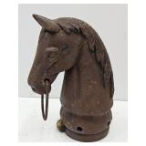 Cast Iron Horse Head For Hitching Post 12' high