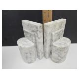 Marble Book Ends 6'h