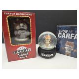 Car Fox Snow Globe & Car Fox Bobble Head