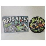 New Rat Fink Metal Signs See Sizes