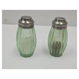 VTG Salt & Pepper Depression  Glass Ware Set