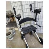 Elenker Up Right Walker  with Seat & Arm Rest