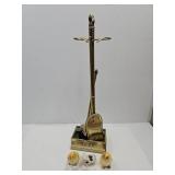 Brass Fireplace Tools,Lefton Chicks,Tooth Picker+