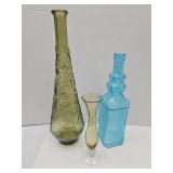 MCM Genie Decantor 16h, Bud Vase+