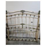 Cast Iron Queen SZ Bed W Cast Iron