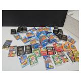 Lot of Wax Sealed Baseball Cards & Others