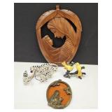 Mother With Child , Japan Tigers, Porcelain Birds