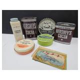 Vintage Tins, Cocoa, Watkins & Parke