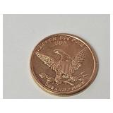 .999 Copper 1 Oz Token