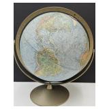 Vintage Table Top World Globe 15' high
