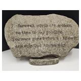 Concrete Statue ' NO TIME TO SAY GOODBYE' 19'W