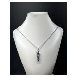 Gemstone Pendant On Chain
