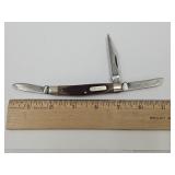 3 Blade Old Timer  USA Schrade 340T Pocket Knife