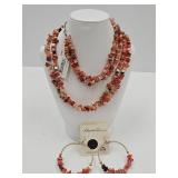 Carson's Kenneth Cole Necklace with Hoop Earrings