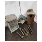 Bird Houses, Railroad Spikes