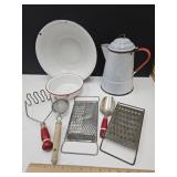 Primitive Utensils &  Enamel & Granite Ware