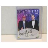 Platinum Cuts Donald Trump Elon Musk Facsimile Aut