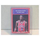 Michael Jordan 1984 USA Olympic Rookie Card Red