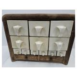 Cabinet w/Ceramic Drawers w/CHIPS SEE PICS 22'x16