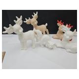 Ceramic Christmas Deer Ready to Paint