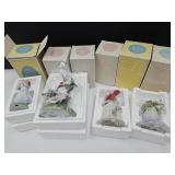 Porcelain AVON Dolls & Birds Lot