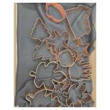 Vintage Copper Cookie Cutter Lot