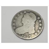 1827 Silver Bust Half Dollar Coin
