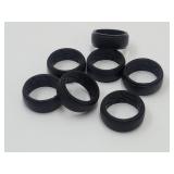 Set Of Mens Silicone Rings Sz 10.5