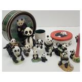 Panda Bear Collection, Soap Dispenser, Tins +