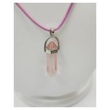 Quartz Point on Necklace