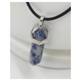 Blue & White Stone Necklace