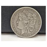 1904 Silver Morgan Dollar Coin