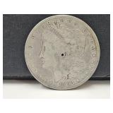 1893  Silver Morgan Dollar Coin