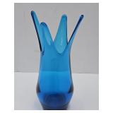 MCM Viking Swng Slag Vase  8 1/4" high