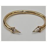 Sterling Forever 30.5 g Unique Bracelet Gold Tone