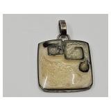 VTG 925 Signed T.D. Pendant