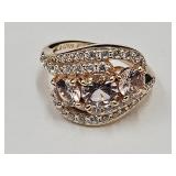 Beautiful 925 Silver  QVC Ring Size  6