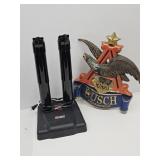 BUSCH Beer ADV Sign ( SEE PICS) & Boot Dryer