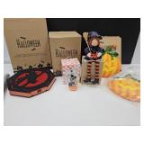 Fiberoptic Pumpkins Light Up Halloween Witch +