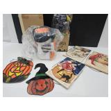 Stained Glass Pumpkins, Fiberoptic Ghost +