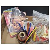 VTG Clothepins, Drink Stirrers, Cook Books +
