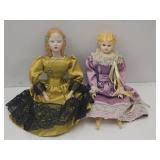 VTG 13"   French Boudoir Dolls